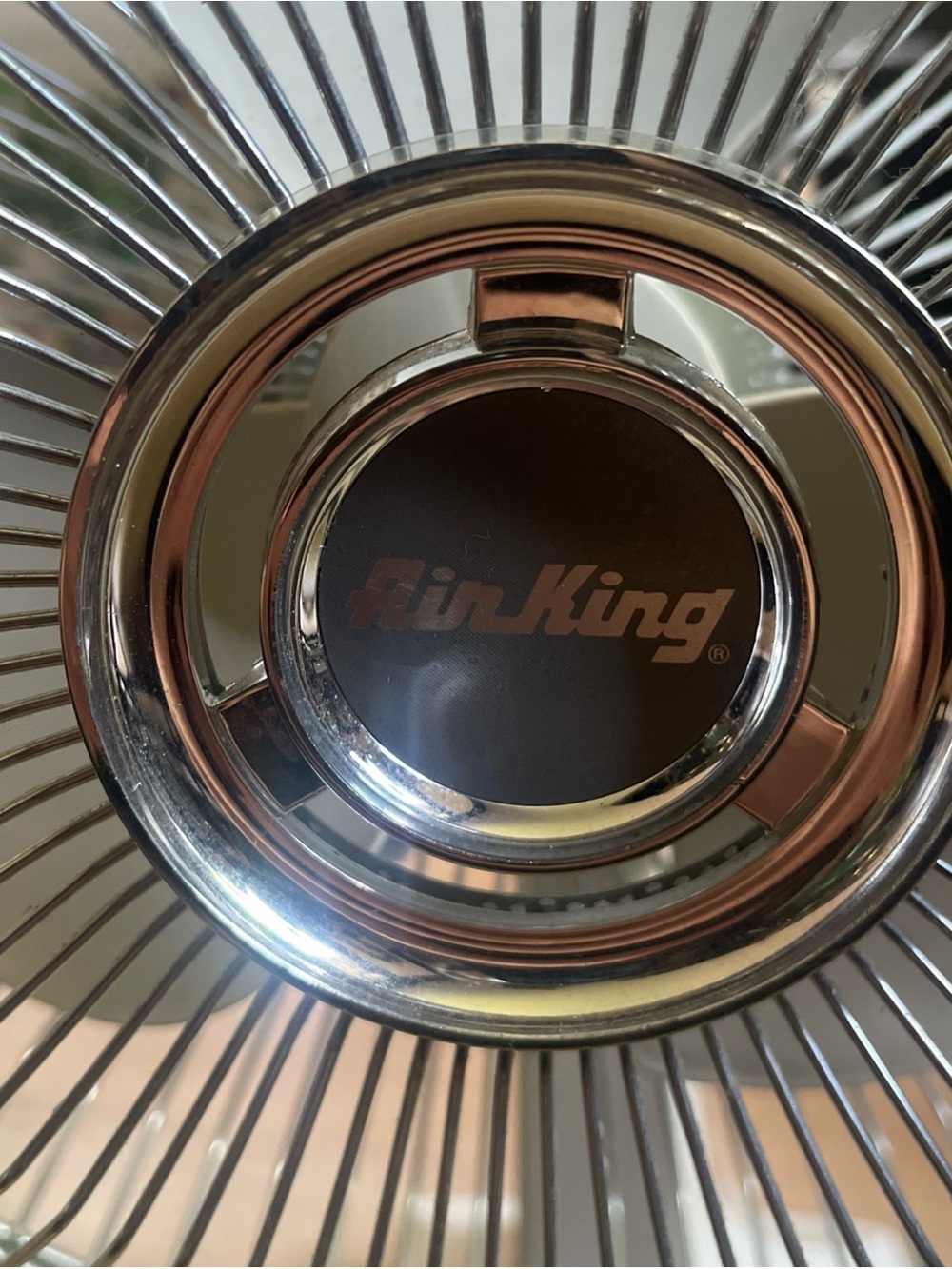 Vintage Air King Oscillating Desk Floor Fan - Picture 3 of 11